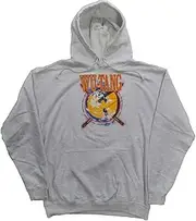 [Wu-Tang Clan] Hoodie Protect Ya Neck Band Logo Official Mens Grey Pullover