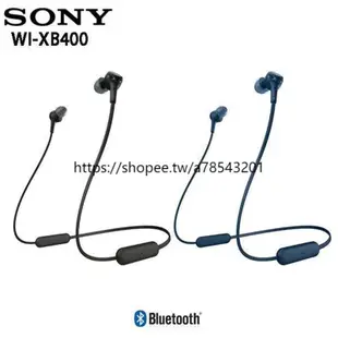適用SONY索尼原廠無線耳機 運動耳機 掛脖耳機  WIC200 WI-XB400 重低音 藍牙入耳式耳機磁吸式 藍牙