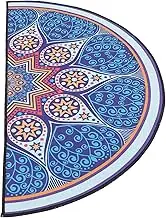 PAMINGONO Semi Circle Rug Waterproof Bathroom Rug Non Door Mat Polyester Material Indoor Entrance Rug