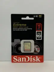 SanDisk 16GB Extreme SDHC 90MB/s UHS-I Memory Card SDSDXNE-016G-GNCIN FAST SHIP