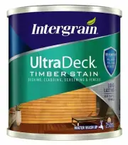 Intergrain UltraDeck TIMBER STAIN Exterior Water Based JARRAH 250ml 1L or 4L