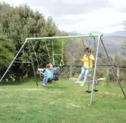 Lynx Metal Swing Set