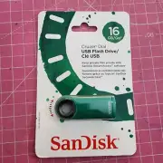 SanDisk Cruzer Dial USB Flash Drive- Multiple Colors- 16 GB NEW