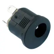 2.5mm x 5.5mm Push Fit Panel Mount DC Socket Connector