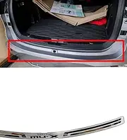 GZBFTDH Rear Bumper Guard Protector Cover Trim Accessories for Isuzu Mu-X MUX LST 2023 2024, Cargo Trunk Door Sill Plate Steel