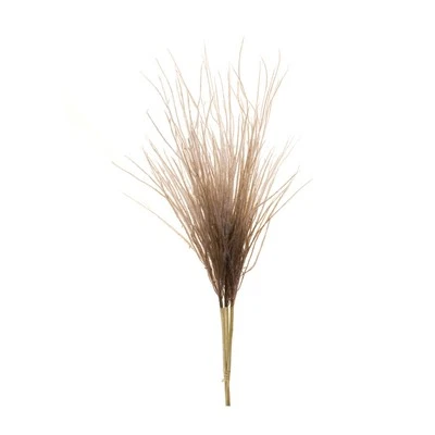 Melrose International Grass Plume Bundle, Set of 2, White/Brown - 88867DS