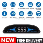 Digital GPS Speedometer Universal Car HUD Head Up Display Overspeed Alarm New (for: Honda)