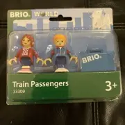 Brio World 33309 Train Passengers 2 Figures + Suitcase Ages 3+ 2013 NISP