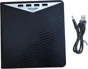 MagiDeal External DVD Drive Writer Read Speed DVD 8X CD 24x Write Speed DVD-r DVD+R 8X DVD-rw 4X Cd-r 24x Portable Rewriter Duplicator