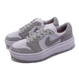 【NIKE 耐吉】Wmns Air Jordan 1 Elevate Low 女鞋 灰 厚底 AJ1 Stealth(DH7004-005)