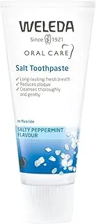 WELEDA Salt Toothpaste 75ml | Fluoride-free | Fresh Breath | Helps dry mouths | Prevent Plaque & Tartar