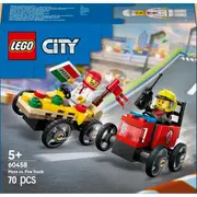 LEGO City Pizza vs. Fire Truck Race Car Pack 60458