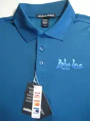 NWT- Blue Lava Tequila Devon & Jones crownlux men's Dark Teal polo Size Large