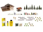 NOCH HO Scale Handicraft Advent Calendar "Christmas Manger"