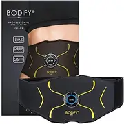 Bodify® EMS Abdominal Trainer Max - Targeted Stimulation of The Abdominal Muscles - Muscle Building - Abdominal Trainer - Stimulation Device Abdominal Muscles - Abdominal Muscle Trainer for Men and