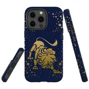 For Apple iPhone 13 Pro Case, Armour Back Cover, Leo Drawing