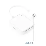 USB-C M2 SD SM XD Card Reader Compact Flash Reader 4 in 1 Memory Card Adapter