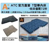 在飛比找momo購物網優惠-【ATC官方直營】攜帶式可組合可水洗TPU車內充氣床墊-兩色