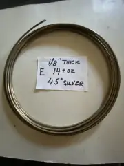 45% SILVER SOLDER COIL 1/8” DIAMETER With Cadmium 14+ Ounces New Old Stock