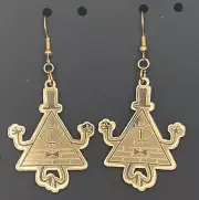 Bill Cipher Earrings - Gravity Falls