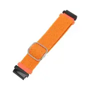 Watch Band Woven Size Watchband Watch Strap For Fenix 7S 6S 5S Orange