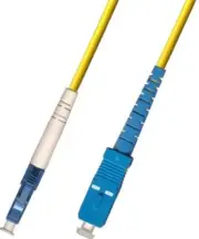RiteAV 95M (311.6ft) OS2 LC to SC Fiber Optic Cable Simplex Singlemode