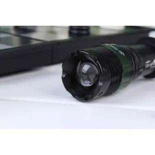 【CREE Q5 】軍警規防爆款手電筒 3段強光(250流明)6角旋轉變焦款