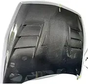 hood scoops for cars， Custom Compatible Forged Carbon Fiber Front Engine Hood Vent Bonnet Compatible For Nissan GT-R(R35)