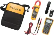 FLUKE 117/323 ELECTRICIAN'S COMBO KIT MULTIMETER + CLAMP METER + CARRY CASE