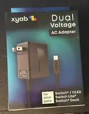 Dual Voltage AC Adapter for Nintendo Switch/Switch Lite/OLED - XYAB