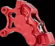 AN 6-Piston Fr Left Brake Caliper 14in Red Dyna Super Glide 06-13