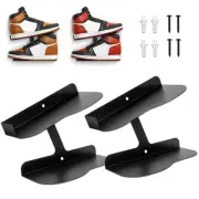 2 Pcs Floating Shoe Display Shelves, H-Type Sturdy Levitating Wall Shelf, Sne...
