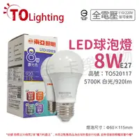 在飛比找松果購物優惠-【TOA東亞】LLA017-8AADH LED 8W 570