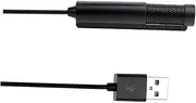 ERINGOGO Portable USB Condenser Microphone for Chatting Singing and Gaming Black High Performance Plug and Play Design Compatible with USB Equipped Computers