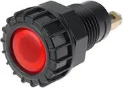 ECSiNG 12V Dash Charging Warning Light 17mm Mounting Hole 20179 Compatible with Massey Ferguson TE20 TEA20 TED20 Tractor