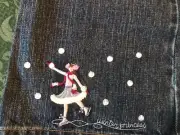 NWT 5 Gymboree Winter Princess ice skater jeans pants sequin ice skating vintage