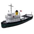 308x90mm Model Tug 1:96 Scale RC Model Kit Tug Working Boat Toys