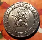 CREEPY Happy Halloween Day Scarecrow Occult Coin Dollar Token Nice Details