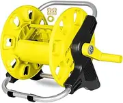 Garden Hose Reel Cart,Outdoor Portable Portable Water Pipe Rack, Household Pet Bathing Hose Storage Cart, Garden Supplies/Yellow-Small/Dn15 2M Conduit B