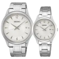 在飛比找momo購物網優惠-【SEIKO 精工】CS 城市簡約情侶手錶 對錶(SUR41