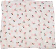 minkissy Muslin Blanket for Boys Soft Cotton Swaddle Wrap for Stroller Car Seat Nursery present for Parents Comfortable Exquisite Floral Design