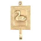 Decorative Wall Hook for Purse Golden Antique Coat Rack Brass Duckling- 2 Piece