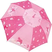 [ALLONE] My Melody Long Umbrella, 21.7 inches (55 cm), One Touch, Sanrio, Cute, Pink, Sweets
