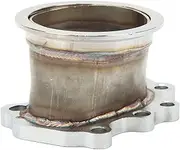 Turbo Flange, 3PCS Turbo Flange 8 Strong Sealing Leak Proof Flange Clamp Adapter for Garrett T25 T28 GT25 GT28 to 3in