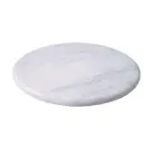 Art Handmade Kitchen Durable White Marble Chakla for Making Roti Chapati 09
