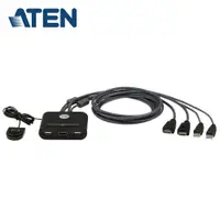 在飛比找e-Payless百利市購物中心優惠-【ATEN 宏正】CS22HF 2埠HDMI帶線切換器