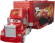Disney Pixar Cars Transforming Mack - Transporter Truck Folds Out Into Tune-Up Station Playset - Multiple Play Areas - Moving Parts -for Kids 4+ - HDC75