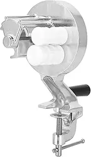 Manual Macaroni Maker, Stainless Steel Hand Cranked Noodles Pressing Machine Heavy Duty Homemade Pasta Making Machine Kitchen Supply for DIY Making Macaroni, Gnocchi, Risotto