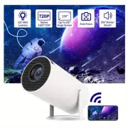 Portable Mini Dormitory Projection, 120ANSI Lumen Rotatable Outdoor Projector, 1