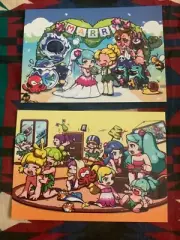 WONDER BOY RETURNS REMIX art postcard set of two, NEW